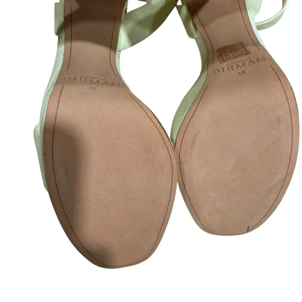 Revolve Alexandre Birman Clarita Curve 120 Suede Platform Sandal Size 39